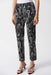 Joseph Ribkoff Style 251224 Black/Vanilla Sketch Print Pull On Cropped Pants