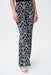 Joseph Ribkoff Style 231091 Black/Vanilla Geometric Print Pull On Wide-Leg Pants