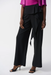 Joseph Ribkoff 251211 Black Woven Front Tie Wide Leg Pants