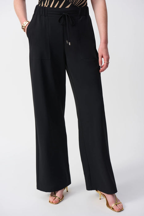 Buy Joseph Ribkoff Woven Pull On Wide Leg Pants 251185 — AfterRetail Buy Joseph Ribkoff Woven Pull On Wide Leg Pants 251185 — AfterRetail