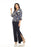 Joseph Ribkoff Blue/Multi Floral Print 3/4 Sleeves Twin Set Jacket 231770 NEW