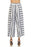 Joseph Ribkoff Blue/White Striped Cropped Wide-Leg Pants 232083 NEW