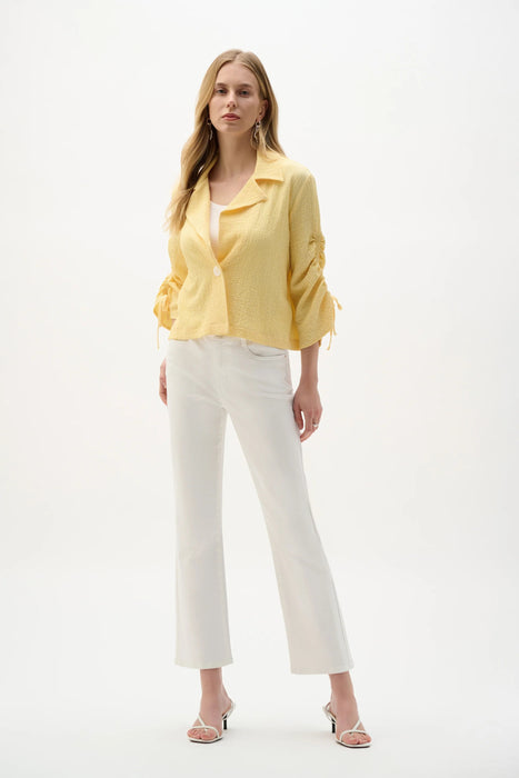 Joseph Ribkoff Shirred Sleeves Boxy Blazer Jacket 262143