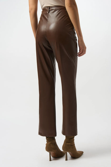 Joseph Ribkoff Faux Leather Straight Leg Pants 253060
