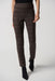Joseph Ribkoff Style 234190 Brown/Multi Plaid Knit Pull On Slim Ankle Pants