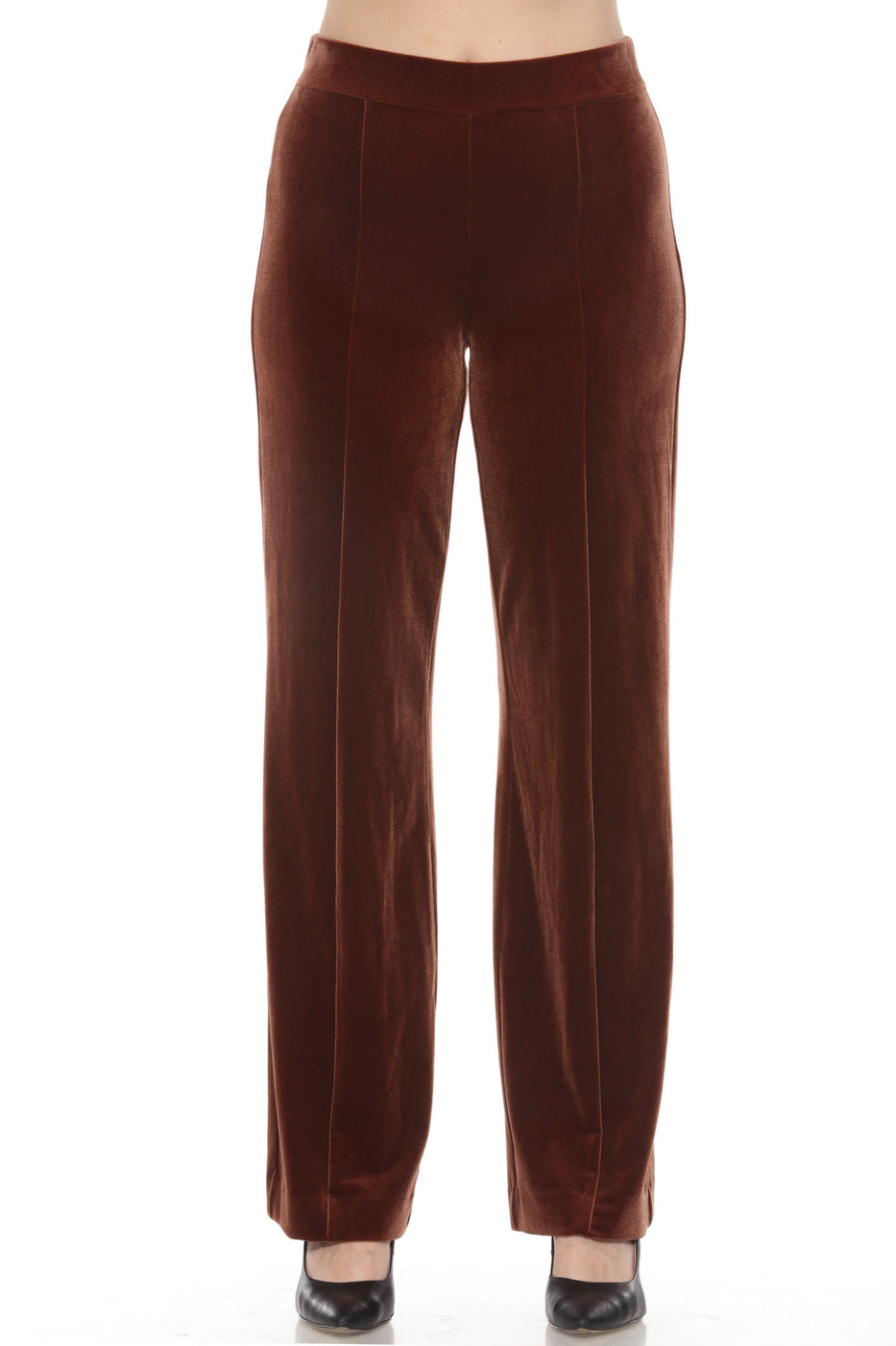 Stretch Woven Pull on Wide Leg Pant by Joseph Ribkoff