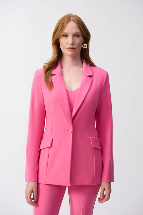 Joseph Ribkoff Style 251240 Bubble Gum Silky Knit Blazer Jacket