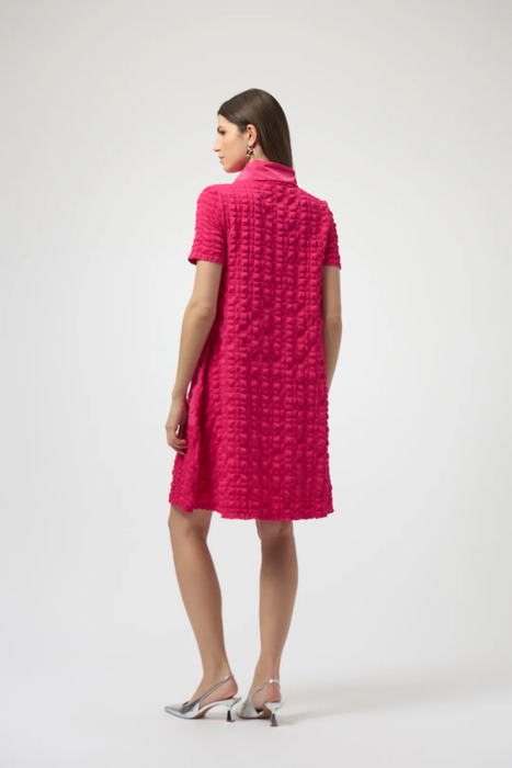 Joseph Ribkoff Bubble Jacquard A-Line Textured Dress 251084
