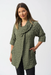 Joseph Ribkoff 251234 Cactus Green Bubble Jacquard Trapeze Jacket