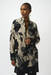 Joseph Ribkoff 253956 Champagne/Black Abstract Print Long Sleeve Cardigan Jacket