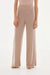 Joseph Ribkoff Style 251769 Champagne Metallic Knit Wide Leg Pants