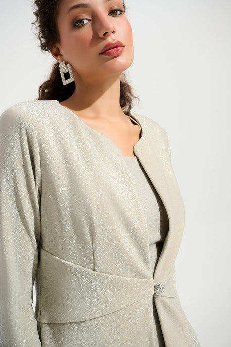 Joseph Ribkoff Sparkly 3/4 Sleeve Twin Set Jacket 261749