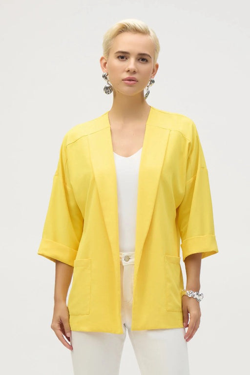 Joseph Ribkoff Style 252150 Citrus Open Front Relaxed Blazer Jacket