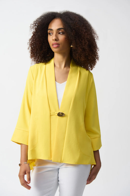 Joseph Ribkoff Style 251101 Citrus Relaxed Textured Trapeze Jacket