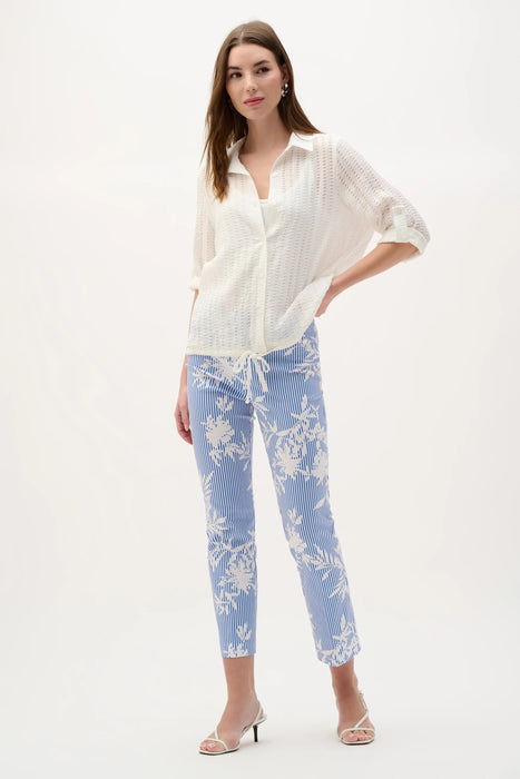 Joseph Ribkoff Printed Pull On Cropped Pants 262192