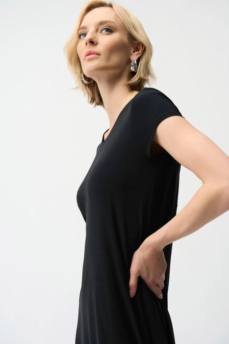 Joseph Ribkoff Scoop Neckline Midi Cocoon Dress 261259