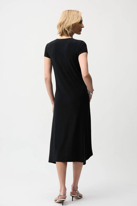 Joseph Ribkoff Scoop Neckline Midi Cocoon Dress 261259