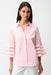 Joseph Ribkoff 261933 Petal Pink Collared Flared 3/4 Bell Sleeve Top