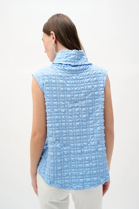 Joseph Ribkoff Bubble Jacquard Cowl Neck Top 262091
