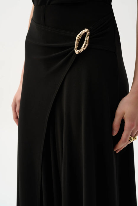 Joseph Ribkoff Buckle Detail Pull-On Culotte Pants 262150