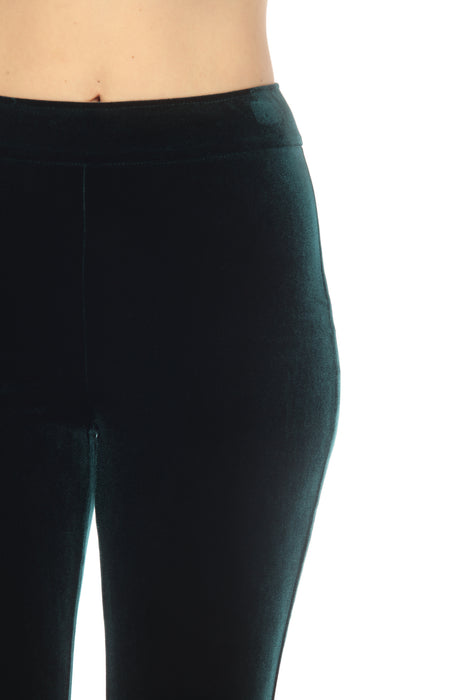 Joseph Ribkoff Dark Green Velvet Pull On Flared Pants 234289 NEW —  AfterRetail