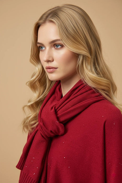 Joseph Ribkoff Sequined Knit Scarf 254965