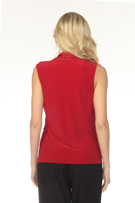 Joseph Ribkoff Wrap Neck Sleeveless Top 254215