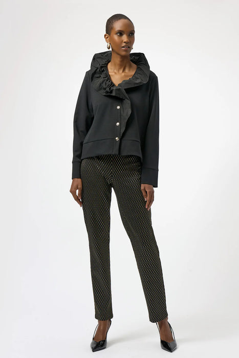 Joseph Ribkoff Dot Print Pull On Slim Fit Pants 254143