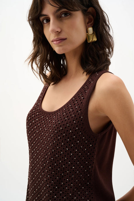 Joseph Ribkoff Embellished Knit Camisole Top 262957