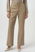 Joseph Ribkoff 254044 Fawn Leatherette Pull On Wide Leg Pants