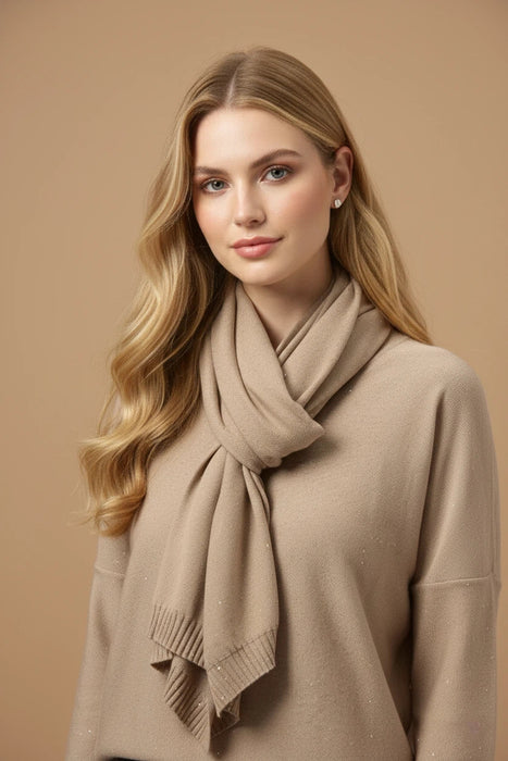 Joseph Ribkoff Sequined Knit Scarf 254965