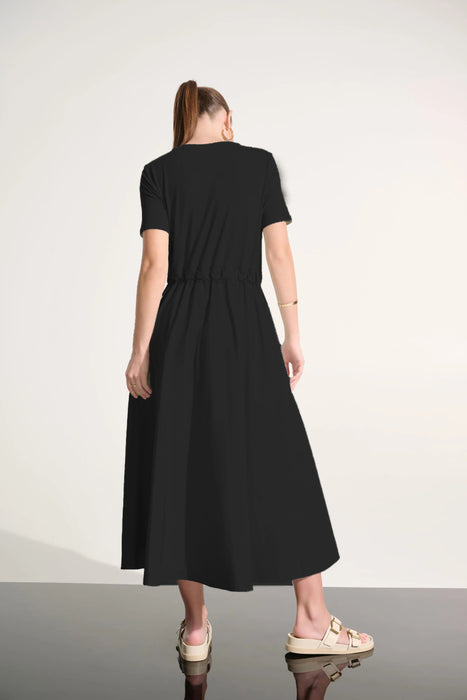 Joseph Ribkoff Drawstring Waist Maxi Fit & Flare Dress 262627