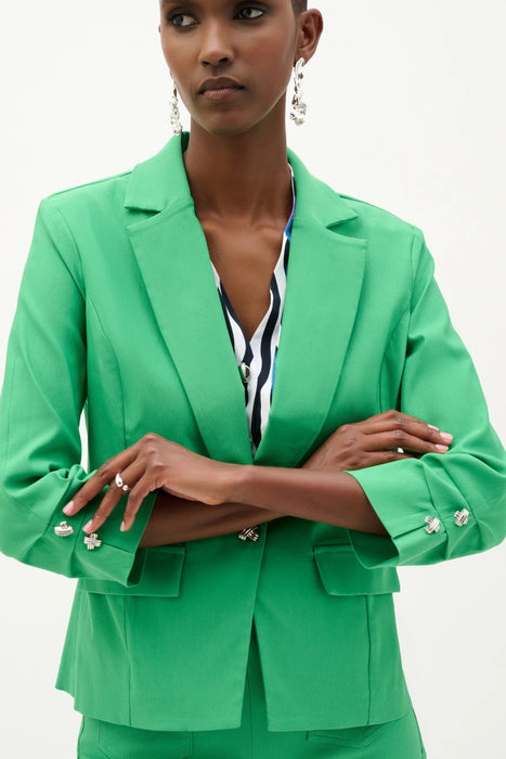 Joseph Ribkoff 3/4 Sleeves Fitted Blazer Jacket 262235