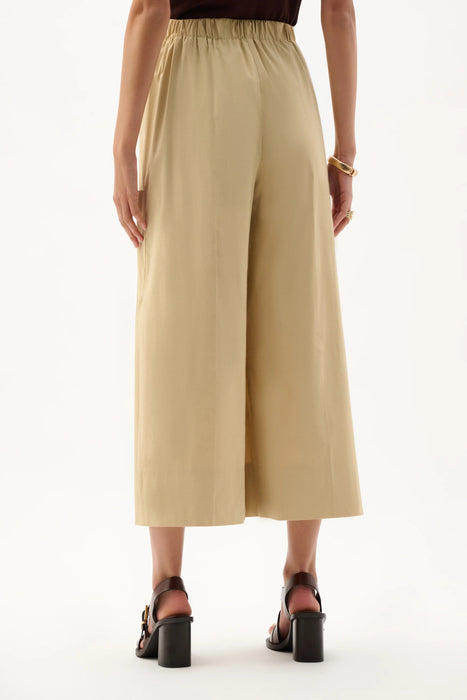 Joseph Ribkoff Flax Pull-On Poplin Culotte Pants 262083