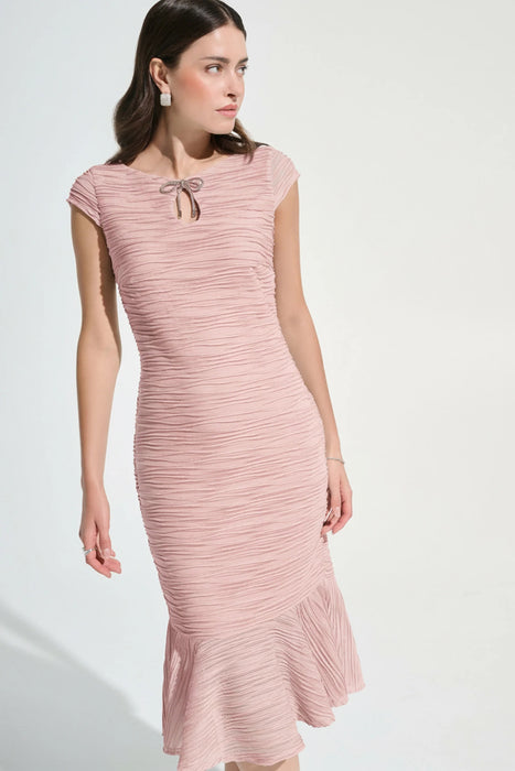 Joseph Ribkoff Cascade Knit Flounce Dress 262703