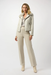 Joseph Ribkoff 253925 Moonstone Foiled Faux Fur Collared Jacket