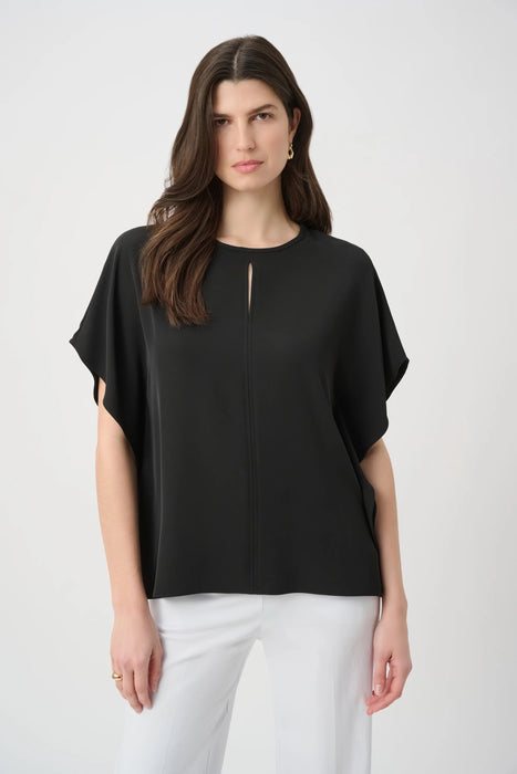 Joseph Ribkoff Front Keyhole Poncho Top 261117