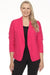 Joseph Ribkoff Style 252037 Geranium Open Front Nylon Blazer Jacket