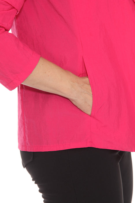 Joseph Ribkoff Geranium Open Front Nylon Blazer Jacket 252037