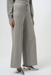 Joseph Ribkoff 254945 Grey Melange Embellished Pull On Wide Leg Pants