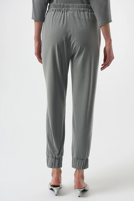 Joseph Ribkoff Grey Melange Pull On Jogger Pants 254079