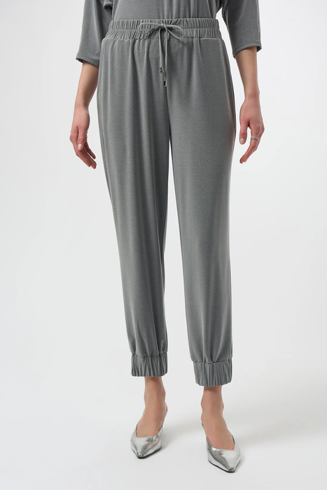 Joseph Ribkoff 254079 Grey Melange Pull On Jogger Pants