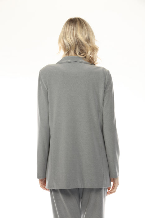 Joseph Ribkoff Grey Melange Relaxed Blazer Jacket 253305