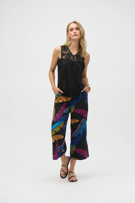 Joseph Ribkoff Guipure Lace Sleeveless Top 252076