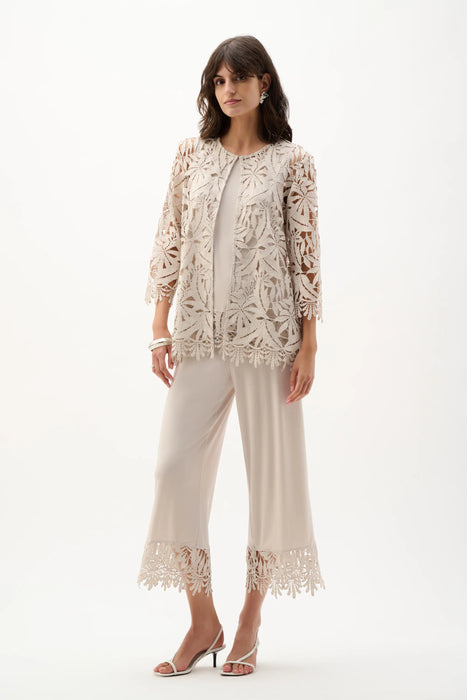 Joseph Ribkoff Guipure Lace Open Front Cover-Up 262096