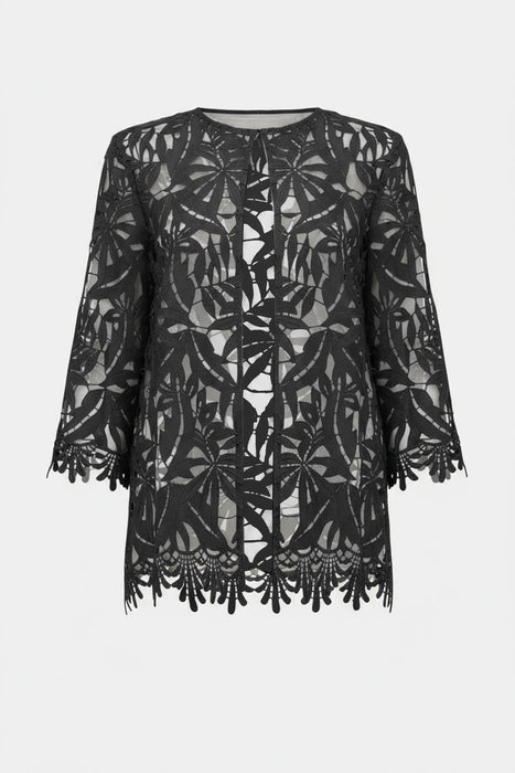 Joseph Ribkoff Guipure Lace Open Front Cover-Up 262096