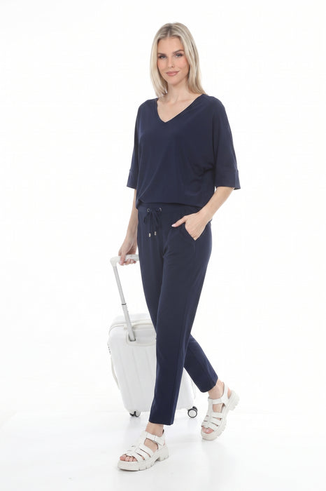 Joseph Ribkoff Indigo Silky Knit Pull On Jogger Pants 261626