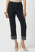 Joseph Ribkoff 253953 Ink Turned Hem Cropped Jeans