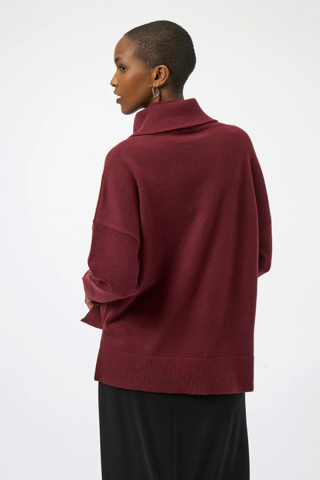 Joseph Ribkoff Sequined Turtle Neck Pullover Sweater 254942