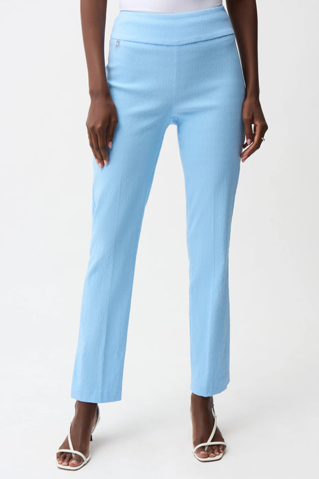 Joseph Ribkoff Jacquard Pull-On Straight Pants 261148